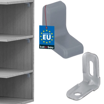 Komandorek kątownik meblowy z zaślepką popiel