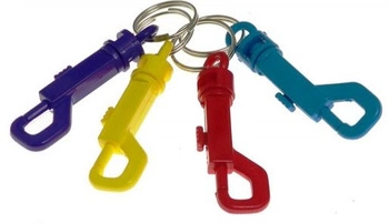 Brelok do kluczy karabińczyk z kółkiem