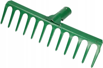 Grabie ogrodowe wzmocnione 12-zębne grabki metalowe