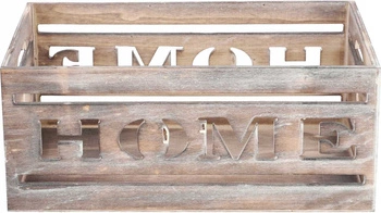 Pudełko home 27 skrzynka drewno ozdoba pojemnik