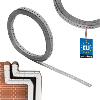 Taśma montażowa stalowa ocynkowana perforowana 20 x 1 mm 25 m