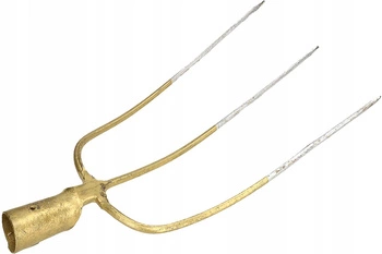 Widły 3-zębne gospodarcze do kompostu kopania trawy