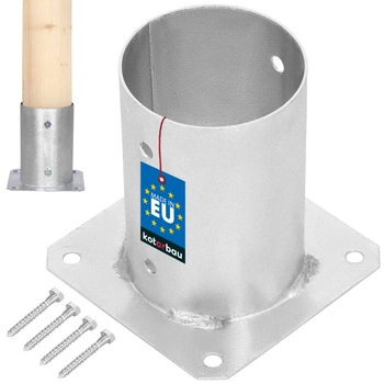 Podstawa słupa wspornik kotwa fi 100 przykręcana