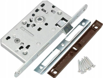 Zamek wpuszczany drzwiowy łazienkowy prawy 72/55mm