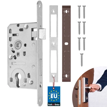 Zamek wpuszczany do drzwi bram 72/55 wkład prawy