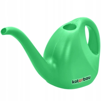 Konewka mała domowa plastikowa do roślin kwiatów zielona 2 l