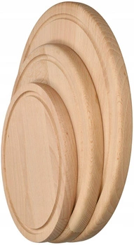 Zestaw deski drewniane kuchenne do krojenia - 3 szt.