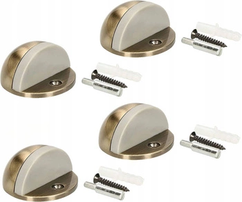 Odbojnik przykręcany odbój do drzwi stoper 45 mm - 4 szt. - Kolor patyna