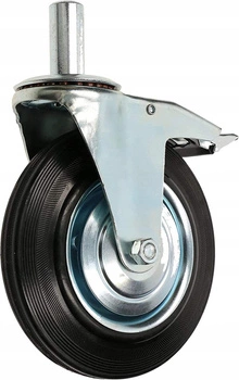 Kółko obrotowe meblowe budowlane z hamulcem 200mm