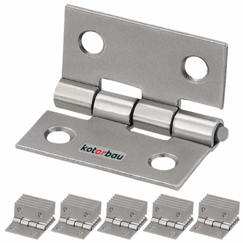 Zawias splatany uniwersalny 25 mm nikiel zestaw 25 szt.