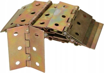 Zawias splatany 40x50 mm meblowy mebli metalowy - 25 szt.