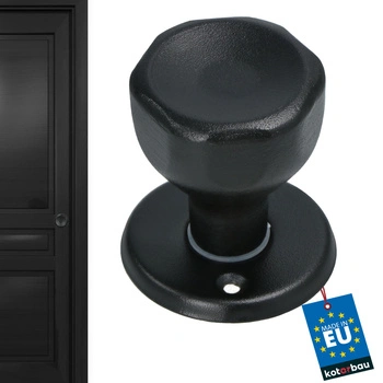 Gałka obrotowa do drzwi furtek