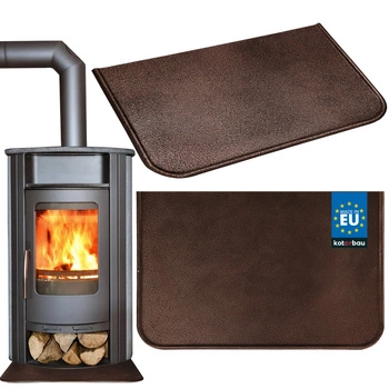 Blacha przedpiecowa stalowa 600x395 mm pod piec kominek ochronna stal miedź