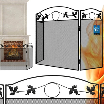 Parawan do kominka kratka osłona kominkowa 1300x735