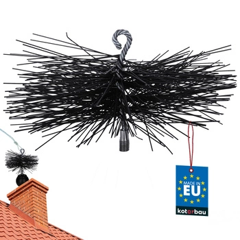 Szczotka do czyszczenia komina wycior pcv gwint m12 250 mm