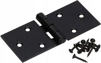 Zawias 100 budowlany splatany skrzyń drzwi czarny