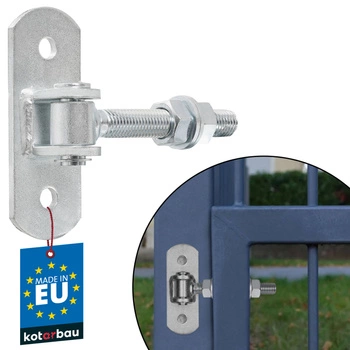 Zawias bramowy wkręcany regulowany m18 furtki bram