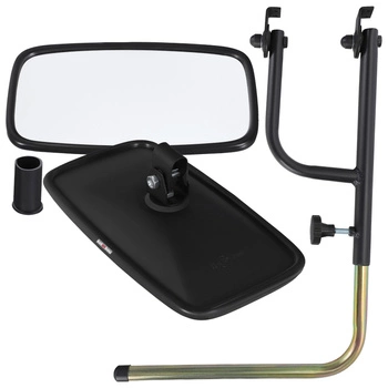 Lusterko z uchwytem wspornikiem uniwersalnym do ciągnika 28,5x15,5 cm