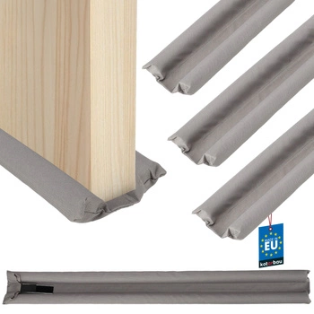 Uszczelka piankowa pod drzwi 30 mm 95 cm szara zestaw 3 szt