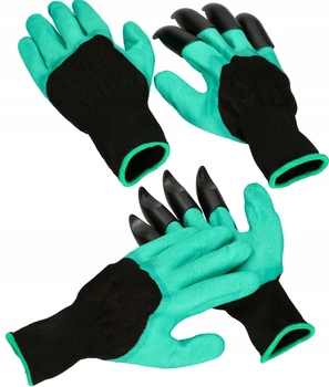 Rękawice rękawiczki ogrodowe pazury pazurki 2 szt.