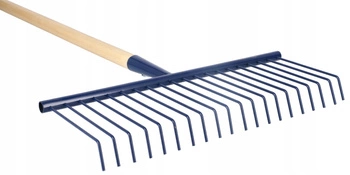 Grabie grabki metalowe druciane z trzonem 170x40 cm