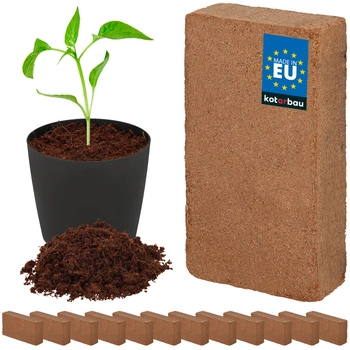 Brykiet kokosowy do uprawy roślin 7 l zestaw 12 szt.