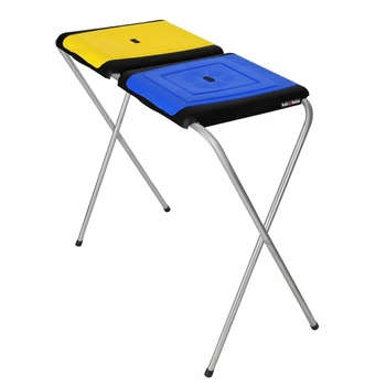 Stojak stelaż na worki do śmieci odpadów kolory 2x120l - Kolor czarny