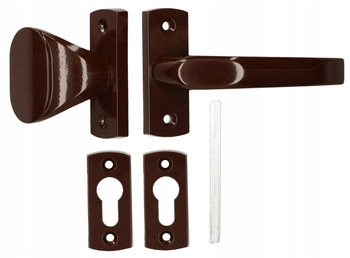 Klamko pochwyt drzwiowy szyld 125mm furtki bramki