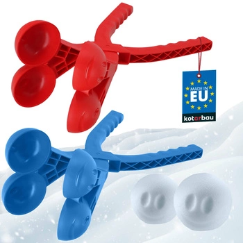 Snieżkomat kulkomat robienie kulek podwójny - 2 szt.