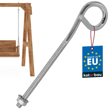 Hak huśtawkowy wkręcany nierdzewny M8 170 mm