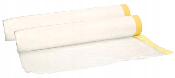 Folia malarska 360x20 plandeka ochronna z taśmą - 2 szt.