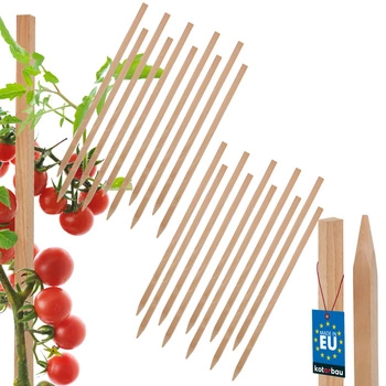 Paliki drewniane do pomidorów warzyw podpory ogrodowe 40 cm zestaw 20 szt.