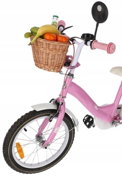 Mini kosz koszyk wiklinowy na rower kierownicę