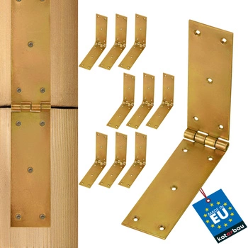 Zawias pasowy splatany do skrzyń szafek mebli 300x50 mm zestaw 10 szt.