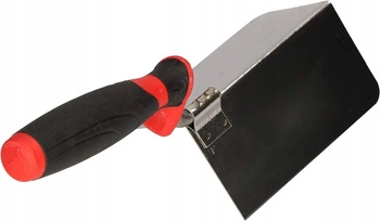 Kielnia kątowa łopatka szpachla stal nierdzewna 120x60mm