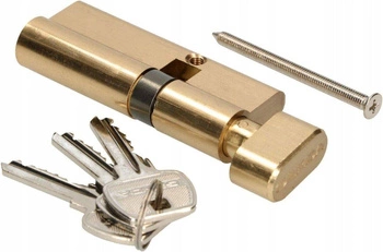 Wkładka bębenkowa do zamka z gałką 35/55 mosiądz