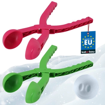 Automat do kulek śnieżnych śnieżkomat kulkomat  2 szt. - Kolor zielony