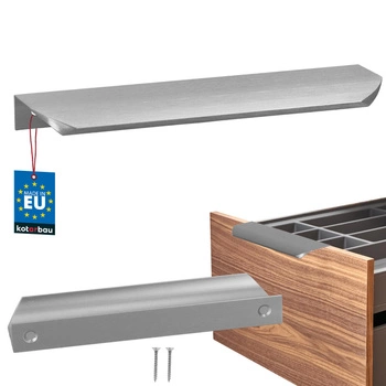 Uchwyt meblowy aluminium srebrny 160/180 mm