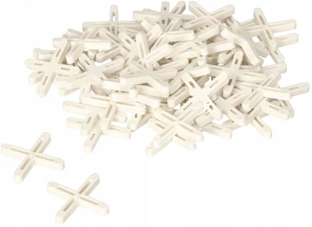 Krzyżyki dystansowe 4mm do płytek glazury - 60 szt.