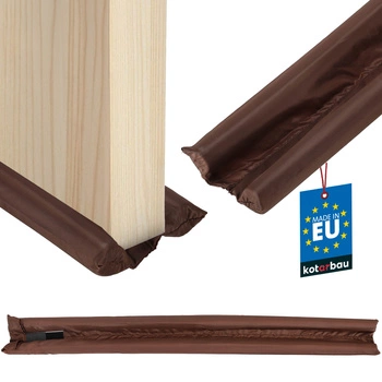 Uszczelka piankowa pod drzwi wygłuszająca 30 mm 95 cm brązowa