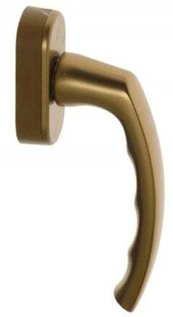 Klamka okienna balkonowa stare złoto