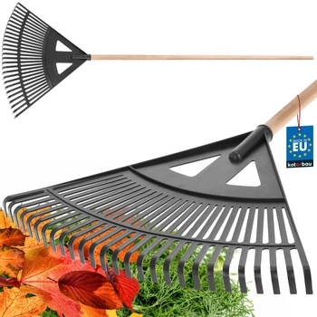 Grabie grabki wachlarzowe liści trawy ogrodu 580mm