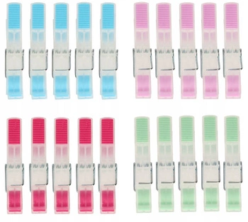 Zestaw spinacze klamerki żabki do prania bielizny - 20 szt.