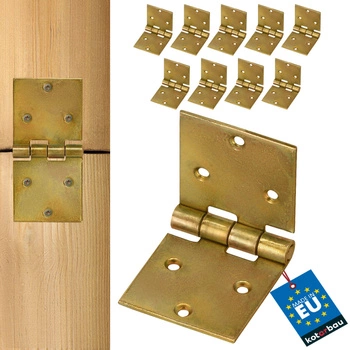 Zawias pasowy splatany do skrzyń szafek mebli 100x50 mm zestaw 10 szt.