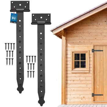 Zawias altanowy budowlany czarny 400 mm zestaw 2 szt.