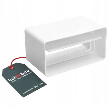 Zawór zwrotny biały złączka łącznik kanału 110x55