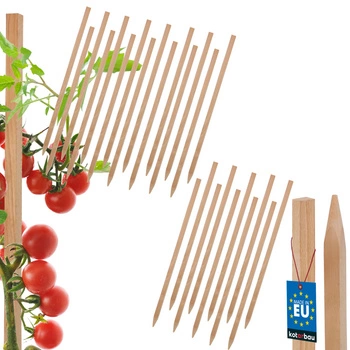 Paliki drewniane do pomidorów warzyw podpory ogrodowe 30 cm zestaw 25 szt.