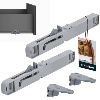 Spowalniacz do prowadnic rolkowych metalbox 149x27 mm