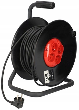 Zwijak przedłużacz bębnowy 3x1 budowlany z/u 35m