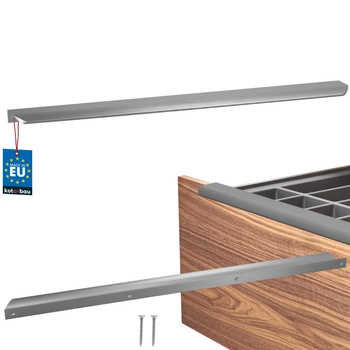 Uchwyt meblowy aluminium srebrny 540/560 mm